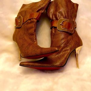 Snake skin Boots